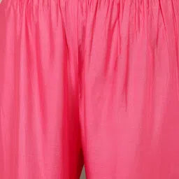 Varanga Women Pink Embroidered Sequinned Kurta with Sharara & Dupatta image 3