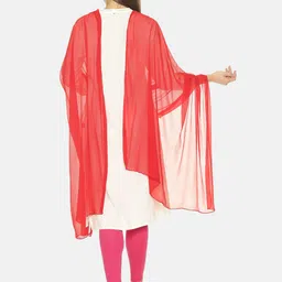 TWIN BIRDS Pack of 2 Solid Dupatta image 4