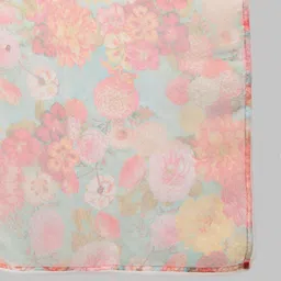 InWeave Women Black Floral Kurti with Palazzos & With Dupatta image 4