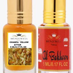Menjewell Pack Of 2 Champa Yellow & Al BkhorAttar-picture-10