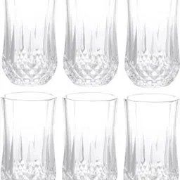 dsrpc Italian Elegant Premium Glass Lemon Set, Glass Jug(1.3 L) With 6 Glasses(235 ML) Jug Glass Set image 3