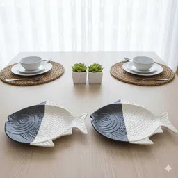 retail mafia Ceramic plate tray dish pack of 2 Servinewg Dishes_new44 Quarter Plate-picture-35