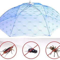 yorten Food Cover Tent Umbrella Pop-Up Mosquito Protection Mesh Screen, Reusable and Collapsible Outdoor Picnic BBQ Food Covers Net for Flies, Bugs & Mosquitoes 36*36 CM 1 pic 36 inch Lid, Pack of 1 image 3