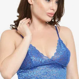N-Gal Floral Patterened Lace Non Padded Anti Odour Full Coverage Bridal Bralette Bra-picture-14