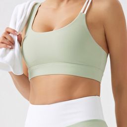 LULU & SKY Shoulder Straps Bralette Sports Top-picture-16