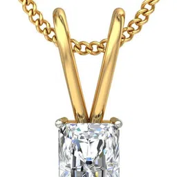 avsar BIS Hallmark AVP652YB 14kt Cubic Zirconia Yellow Gold Pendant-image-77