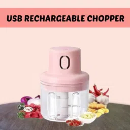 guggu Chopper (Electric Rechargeable Chopper) for Kitchen Vegetable Garlic Onion W269 Electric Vegetable & Fruit Chopper-picture-15