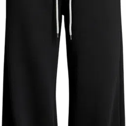 dockstreet Women Solid Black Track Pants-picture-30