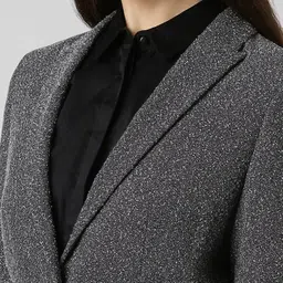 van heusen Women Self Design Single Breasted Formal Blazer image 5