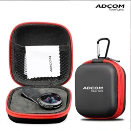 ADCOM AD-10mm Full Screen Super 210° Fisheye Mobile Camera Lens - Universal Clip On Cell Phone Travel Lens for Professional Photography - Mobile Phone Lens image 5