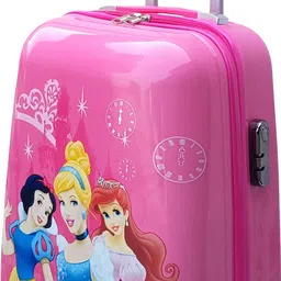 junior joe Cabin Suitcase (20.07 inch) 4 Wheels - Kids Luggage Hard Side Polycarbonate Fashionable Smart School Bag For Kids - Pink image 2