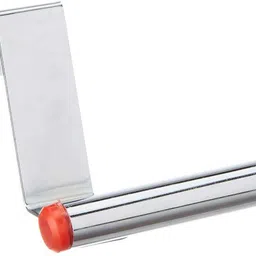 prathsales steel towel bar holder cabinet hanger silver Towel Holder image 4