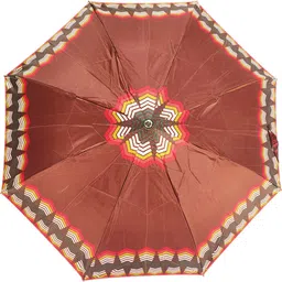 rainpopson Unisex 2 Fold Umbrella Duo Rain Sun Wind Resistant Design_G110 Umbrella image 3