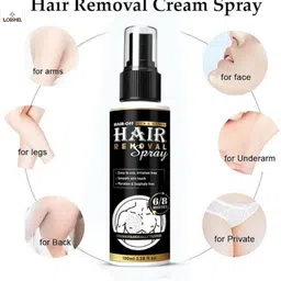 lorshel Hair Removal Cream Spray | Effective on Thick Hair, Dermatologically Tested Spray-picture-11