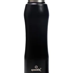Speedex Black Single Stainless Steel Solid Water Bottle-image-7