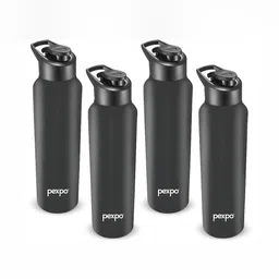 Pexpo Black 4 Pieces Stainless Steel Water Bottle 1L-picture-39