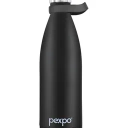 Pexpo Black Stainless Steel Double Wall Vacuum Flask Water Bottle 1 L-image-53