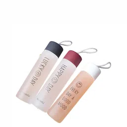 WELOUR Maroon & Black 3 Pieces Glass Water Bottle-picture-26