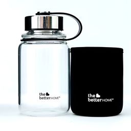 The Better Home Black Glass Infuser Water Bottle 650ml-picture-7
