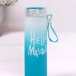 WELOUR Blue Printed Glass Water Bottle 500 ml-picture-29