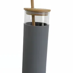 WELOUR Grey Glass Water Bottle 480 ml-image-18