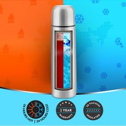 BOROSIL Steel Thermo Vacuum Insulated 24hrs Hot & Cold Flask Water Bottle1000ml-picture-45