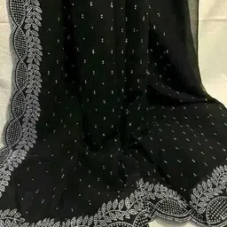 swara fashion Embellished Bollywood Georgette Saree-picture-11