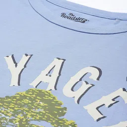 Roadster The Life Co. Graphic Printed Relaxed Fit Pure Cotton T-shirt image 2