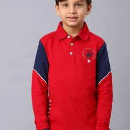 Beverly Hills Polo Club Boys Polo Collar Pure Cotton Casual T-shirt-picture-55