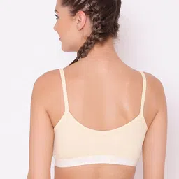 ABELINO Girls Pack of 3 Non Padded Full Coverage Beginners Cotton Bra image 2