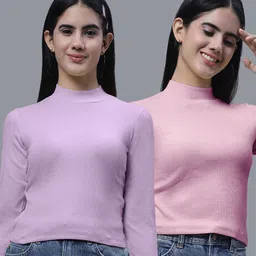 FBAR High Neck Fitted Cotton Crop Top-picture-12