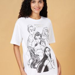 Honey by Pantaloons Disney Princess Printed Cotton T-Shirt-picture-28