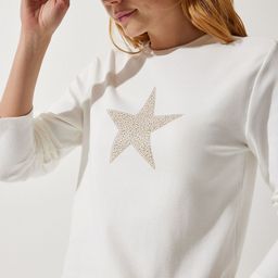 Happiness istanbul Star Printed Regular Top-picture-9