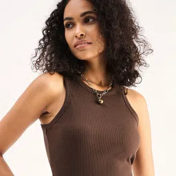 SASSAFRAS BASICS Round Neck Cotton Top image 2