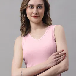 FBAR Pack Of 2 V-Neck Cotton Rib Tank Tops image 2