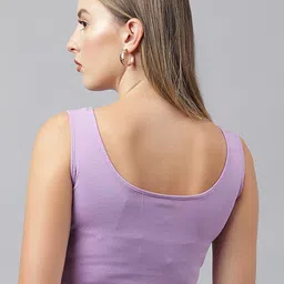 COLOR CAPITAL Pack Of 2 Cotton Crop Fitted Top image 3