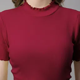 FBAR Pack Of 2 High Neck Bio-Wash Cotton Tops image 3