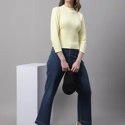 FBAR High Neck Cotton Regular Top image 4