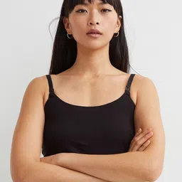 H&M Women MAMA 3-pack Nursing Vest Tops image 5