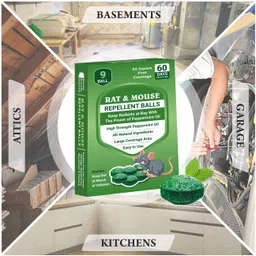 mistora Peppermint Oil Rat Repellent Balls – Natural Protection for Home & Kitchen image 2