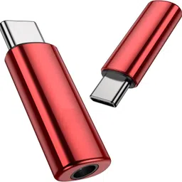 KAELAN Red 2pcs Type C to 3.5mm Audio Jack Connector Stereo Jack to Type C 3.5 mm Red Phone Converter-picture-14