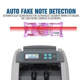 SWAGGERS Cash/Money/Note Counting Machine with MG, UV, IR Fake Note Detection and LCD Display Updated for All New and Old Currency-10,20,50,100,200,500,2000 Note Counting Machine image 2