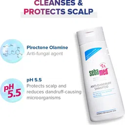 sebamed Anti-Dandruff Shampoo | pH 5.5 I 50% less dandruff in 2 weeks | image 3