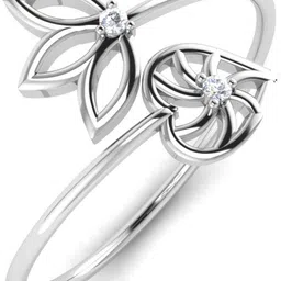 avsar Akansha 18kt Diamond White Gold ring image 3