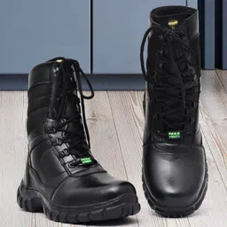 red eleven Army Boots For Men (Black) Boots For Men image 2