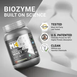 muscleblaze Biozyme Performance Whey Protein Powder | Naturally Sweetened | 25g Protein Whey Protein image 3