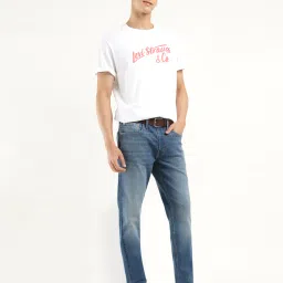 levi's Men's 512 Dark Blue Slim Tapered Fit Mid Rise Jeans-picture-20