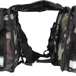auto hub Double-side Multicolor Fabric Motorbike Saddlebag image 2