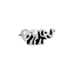 TOUCH925 Pure Silver Cubic Zirconia Studded Contemporary Studs Earrings image 5