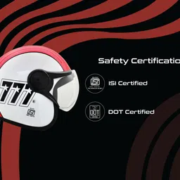 vega Jet 777 W/Visor Motorbike Helmet image 2